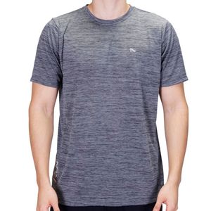 Remera Gris Jaspeado Run Davor Plus