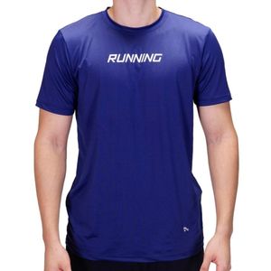 Remera Azul Running  City New Uv Dry Davor Plus