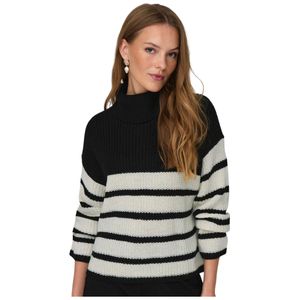 Sweater negro rayas JACQUELINE DE YONG