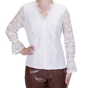 Blusa Ml  Marfil Combinado L'Exclusif
