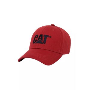 Kepi Rojo Logo Bordado Negro Caterpillar