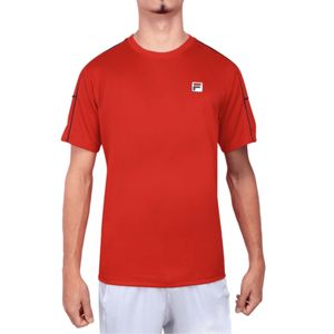 Remera rojo tenis line fila