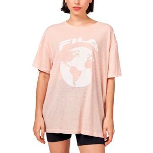 Remera  Rosa/Beige Calhoun Ranglan Fila
