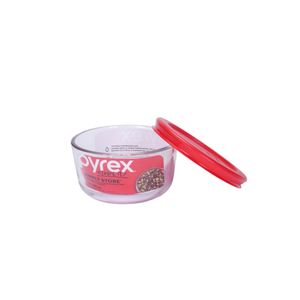 Pyrex storage plus 1-cup redondo c/tapa pyrex