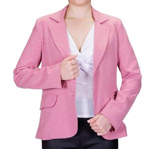 Blazer rosa forrado L'EXCLUSIF