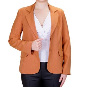 Blazer camel forrado L'EXCLUSIF