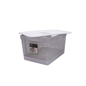 Cesta C/ Tapa 20l Beige Ou