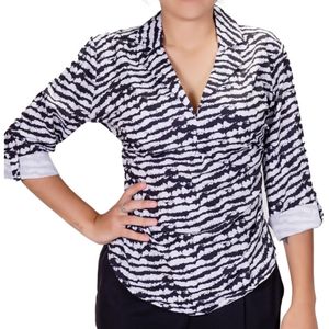Blusa Ml Estampado Tiare
