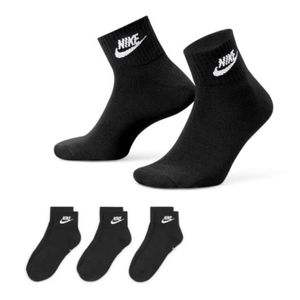 Medias negro everyday essential ankle 3pr nike