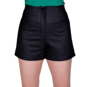 Short negro en cuerina l'exclusif