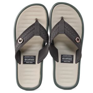 Zapatilla marron/beige coimbra ii dedo cartago