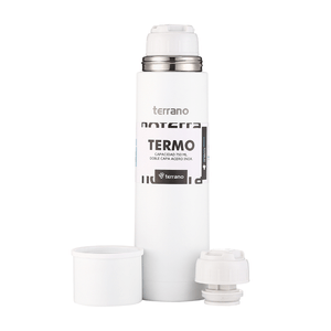 Termos bala 750ml blanco terrano