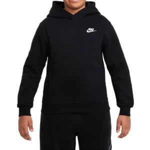 Canguro Negro Fleece Con Capucha Y Bolsillo Nike