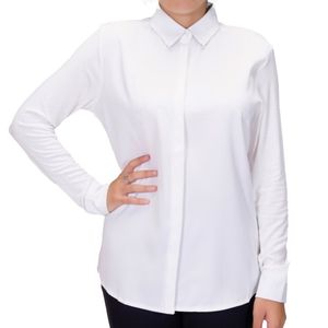 Camisa Ml Marfil Lisa Y Basica Tiare