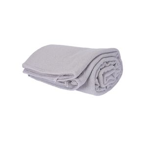 Manta Hilo Gris 2.10x1.60 Algodon Boudica