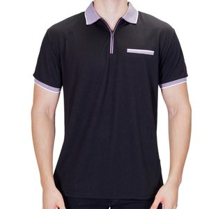 Remera Negro Polo New Green Plus