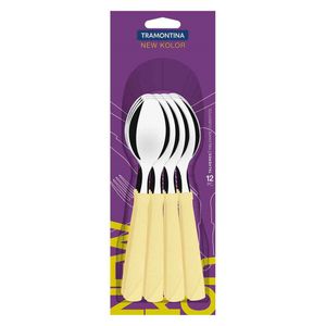 Cuchara crema new kolor blister x12  tramontina