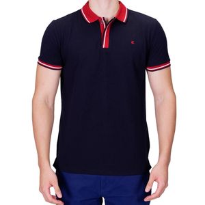 Remera azul comb. polo TED LAPIDUS