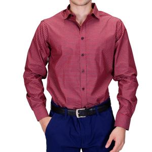 Camisa M/L Rojo Cuadro Ch. New Green