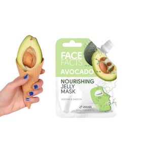 Jelly mask - avocado face facts