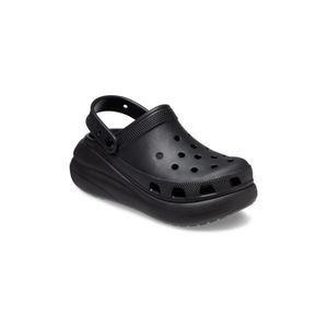 Crocs negro classic crush clog - plataform crocs