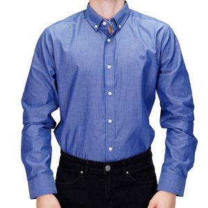 Camisa M/L Azul M.New Green