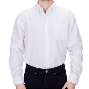 Camisa m/l blanco new green