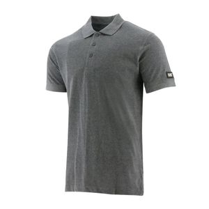 Polo gris essentials polo pique caterpilar