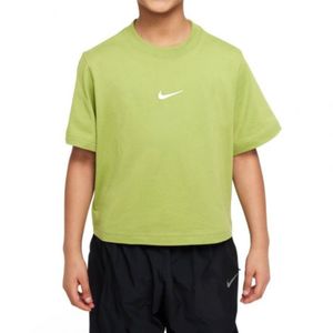 Remera gs. verde l. essntl ss boxy nike