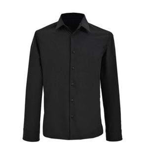 Camisa M/L Negro Fantasiach. Ted Lapidus Plus