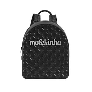 Mochila Lurex Negro Molekinha