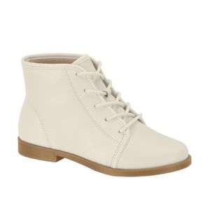 Bota inf. blanco  berlim c/cordon MOLEKINHA