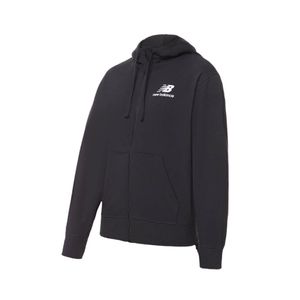 Campera negro terry essentials logo NEW BALANCE