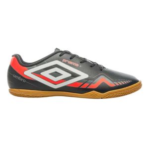 Botin salon negro / blanco indoor. umbro