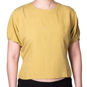 Remera Verde Lino Tiare