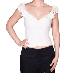 Top Marfil Knit Tiare