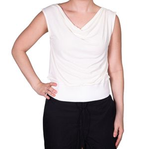 Blusa Mc Blanco Cuello Caido Tiare