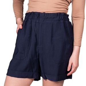 Short azul marino cintura con goma tiare