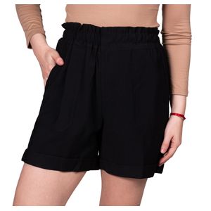 Short negro cintura con goma tiare