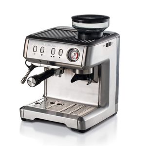 Cafetera expresso inox con moledor de granos ariet