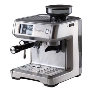 Cafetera inox digital con moledor de granos ariete