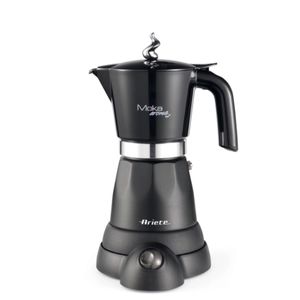 Cafetera moka color negro ariete
