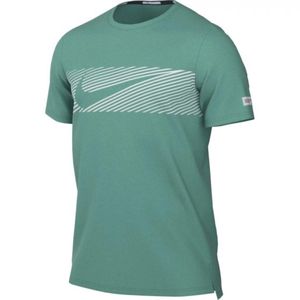 Remera verde flash miler nike