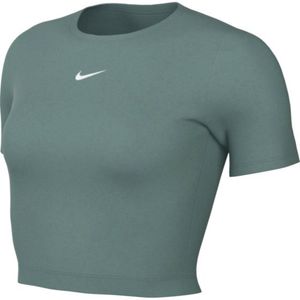 Remera Verde Essntl Slim Crp Lbr Nike