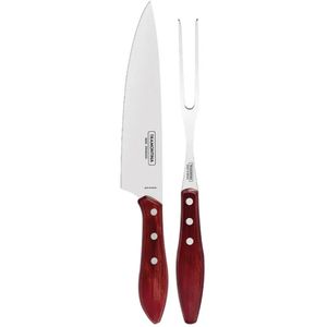 Jgo. Asador 2pzas Bordo - Polywood Tramontina