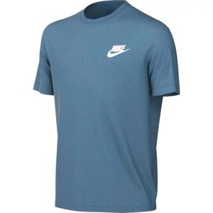 Remera Celeste. Sportswear Embroidered Fut Nike
