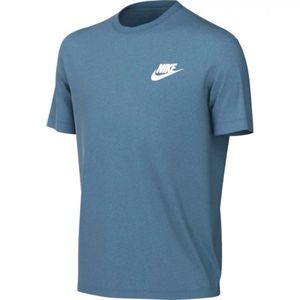 Remera celeste. sportswear embroidered fut NIKE