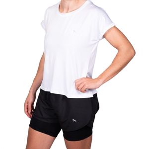 Remera Blanco. M. Japonesa Espalda V. Uv Dry Davor