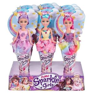 Princesa unicornio en cono sparkle girlz ZURU