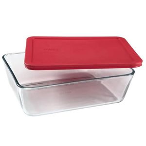 Pyrex storage plus 11-cup rectangular, c/tapa plas